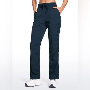 Lightweight Workout Straight Leg Pocket Pants 30"